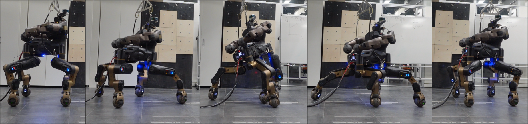 Centauro robot walking
